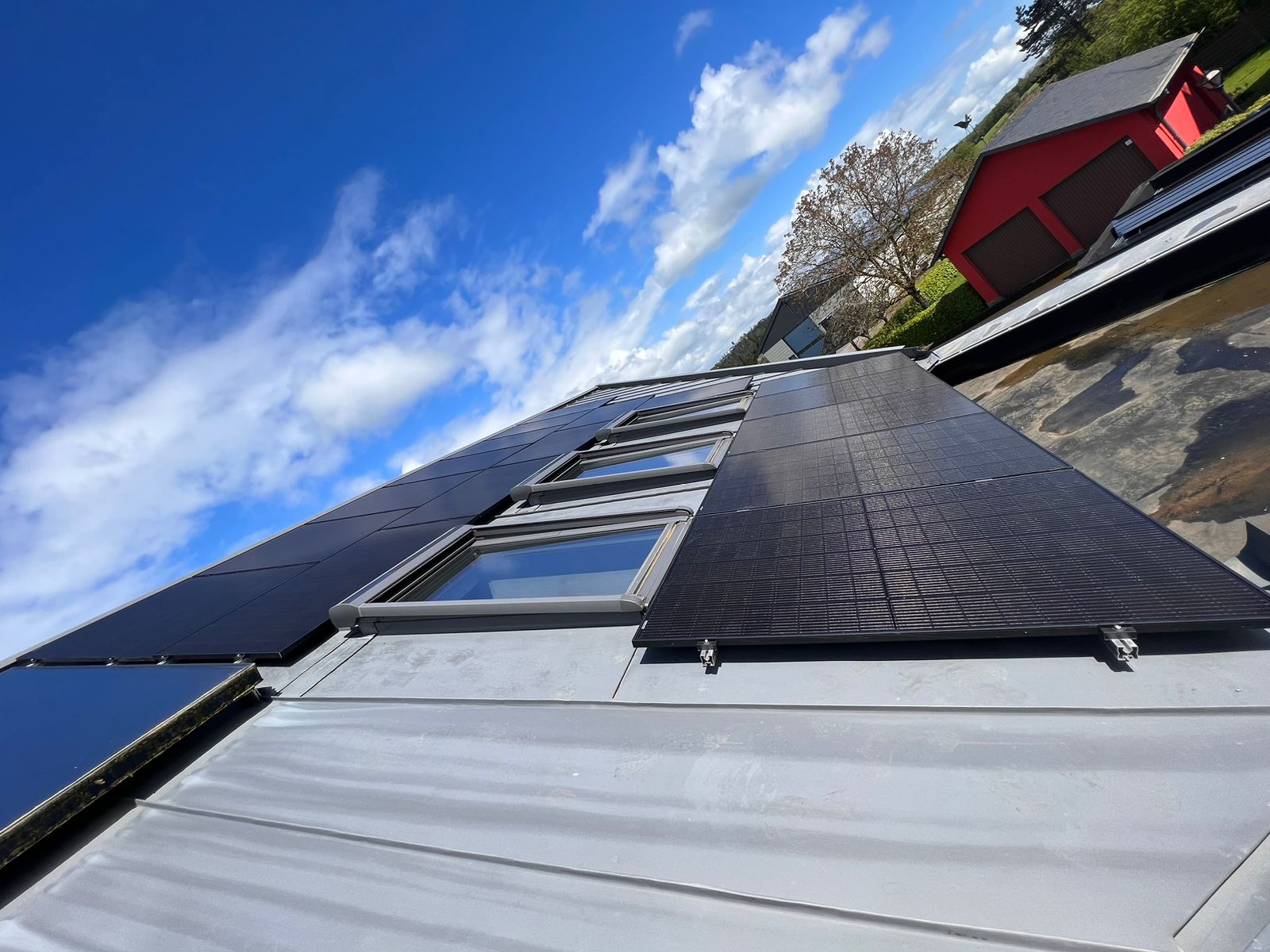 Installation photovoltaïque à Perlé par l'équipe de Bauer Energie