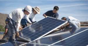 emplacement pour panneaux solaires photovoltaiques